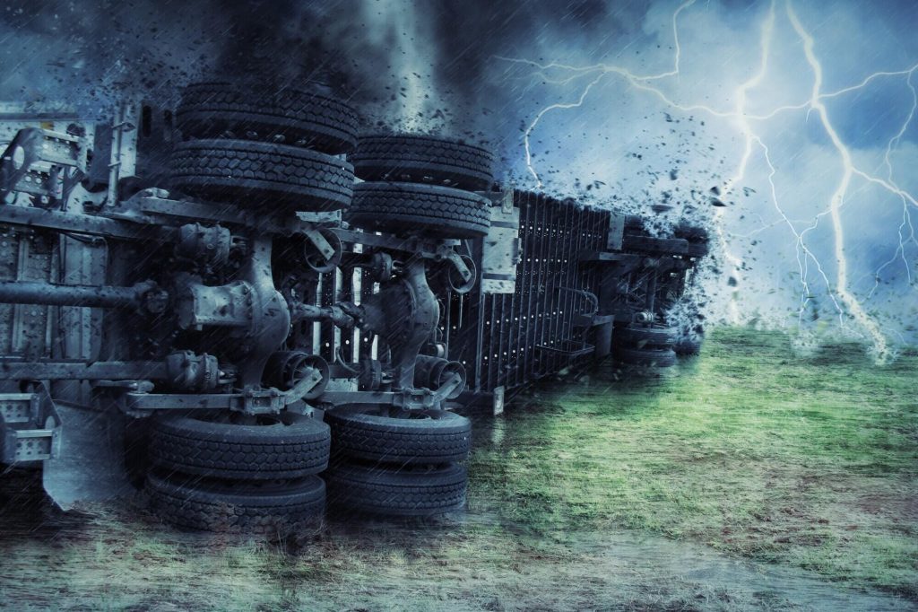 truck rollover, Midland truck accident lawyer
