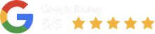google 5 star icon badge
